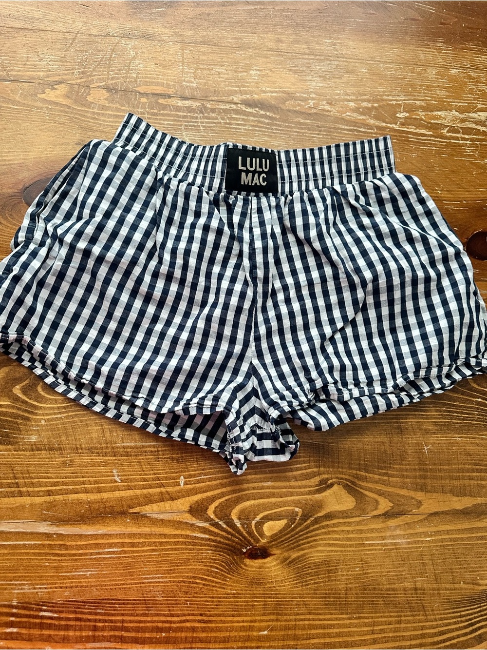 Navy & White LULU MAC Shorts